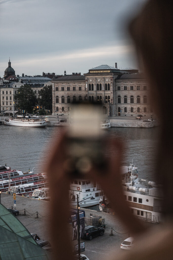 View of stockholm from hotel Reisen